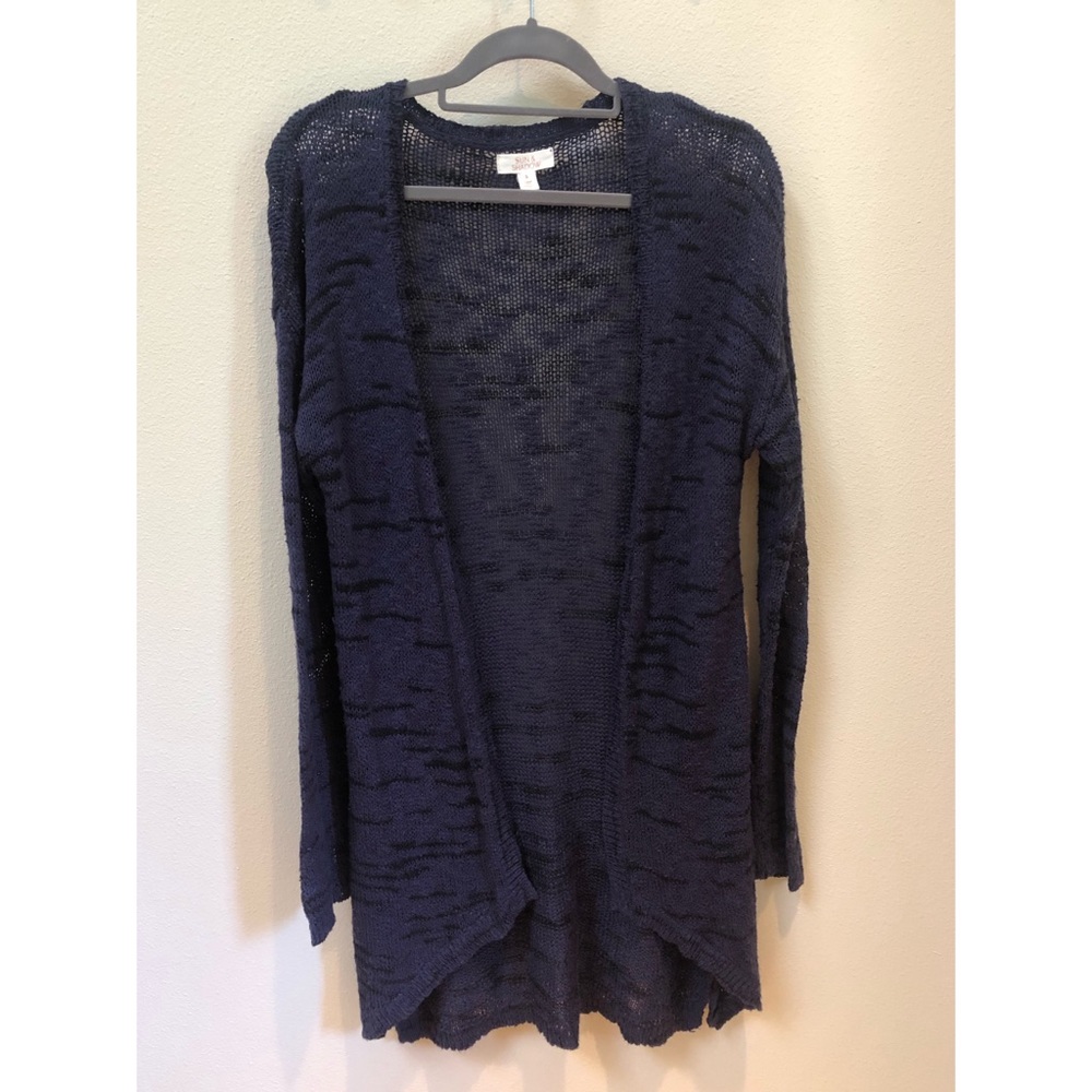 Sun & Shadow Long Knit Cardigan